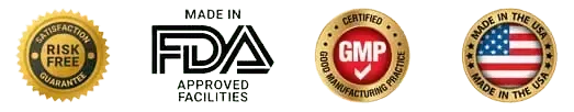 GlycoLean manufactured in quality-controlled facility badge